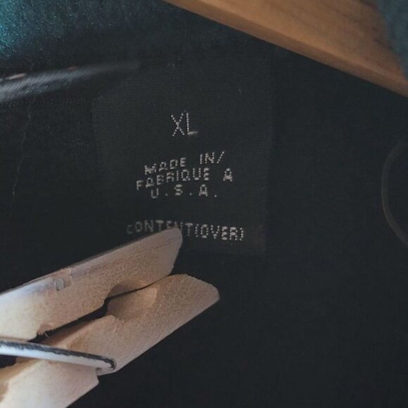 Patagonia Synchilla Fleece Vest Black XL Full Zip High Collar Pocket Vintage 90s - Picture 8 of 9